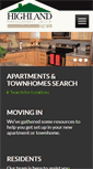 Mobile Screenshot of highlandapts.com